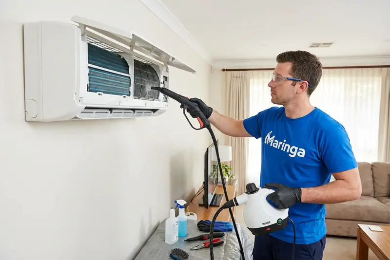 Higienizao de ar condicionado split Hi-Wall