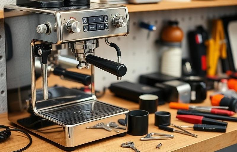 Cafeteira com problemas comuns de funcionamento