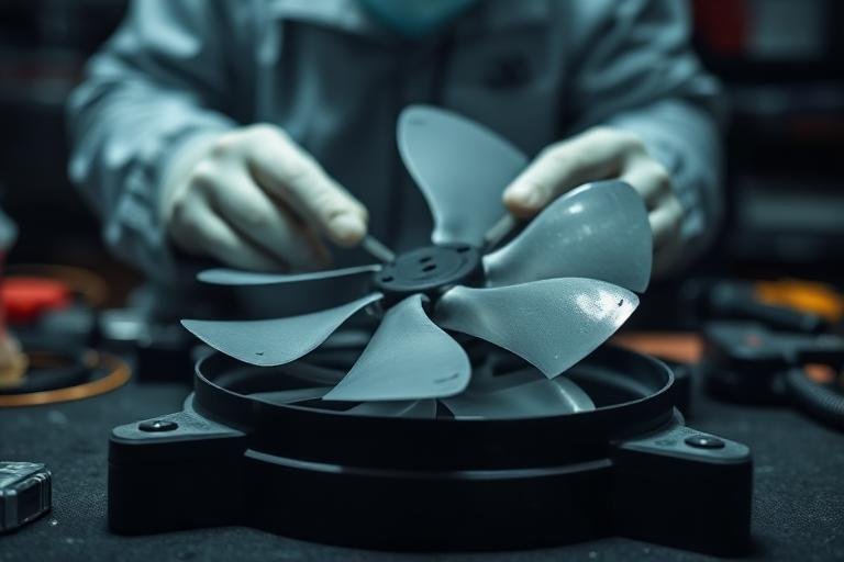 Reparo de Hélice de Ventilador