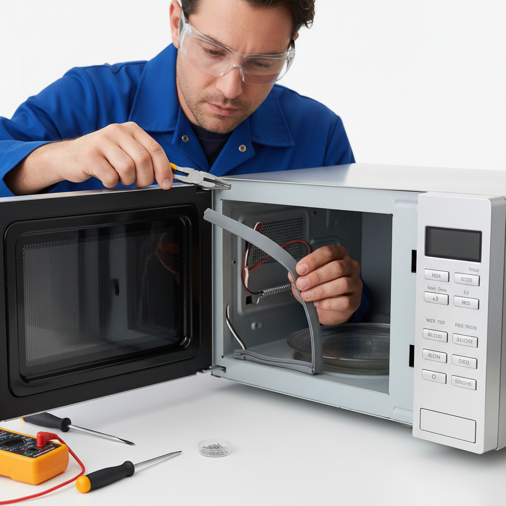 Reparo de Porta de Micro-ondas