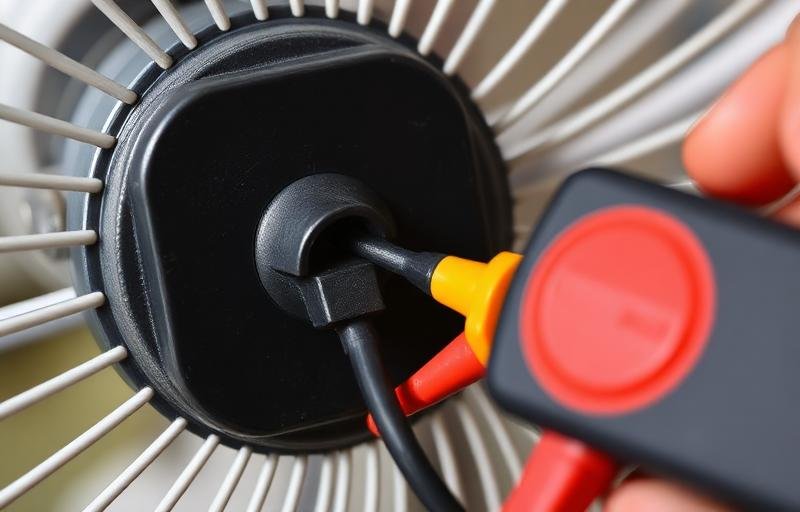 Ventilador que não liga sendo verificado